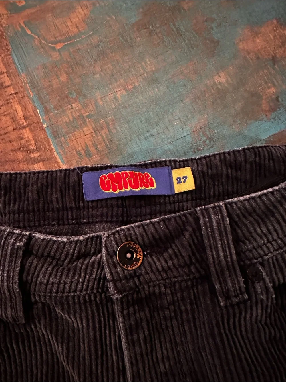 Empyre Black Corduroy Kids Jeans